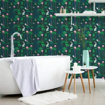 Tapeta Dovido Samolepící tapeta lekníny a koi kapry