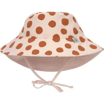Kojenecká čepice Lässig Splash Sun Protection Bucket Hat dots powder pink 19-36m