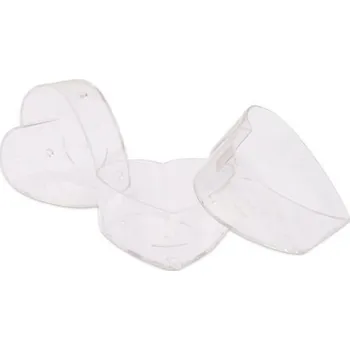 Kelímek na čajovou svíčku srdce 20x40mm