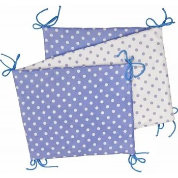 Příslušenství pro dětskou postel a kolébku T-Tomi Skládaný mantinel 150 cm - blue / little dots