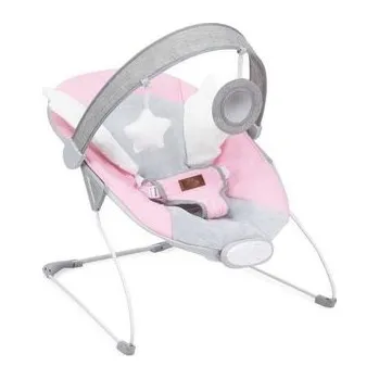 Dětsný nábytek MoMi Vibrující lehátko TULI růžové s křídly