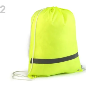 Reflexní vak na záda 33x42 cm - 2 žlutá reflexní