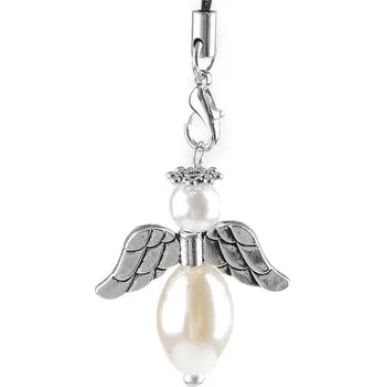 Přívěsek Anděl pro štěstí - 8 (F2) krémová světlá