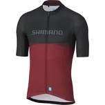 Shimano Pánský dres s krátkým rukávem SHIMANO TEAM, červená-černá - XXL