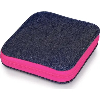 Šitíčko cestovní DENIM růžové