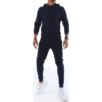 Buďchlap Pohodlná tmavě nebesky modrá tepláková souprava