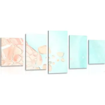 Obraz Dovido 5-dílný obraz abstrakce moře