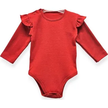 Mrofi Body dlouhý rukáv Diana ČERVENÉ - 86