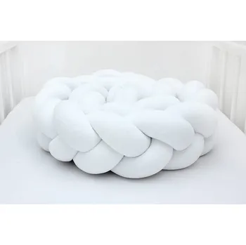 Příslušenství pro dětskou postel a kolébku Scamp Mantinel do postýlky cop (Bílá) - 210 cm