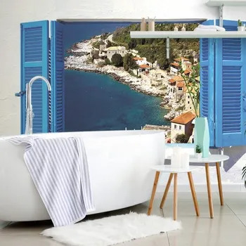 Tapeta Dovido Samolepící tapeta výhled na přímořskou krajinu