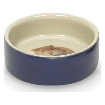 Miska pro psa Nobby Hamster keramická miska hlodavec 7,5 x 2,5cm modrá