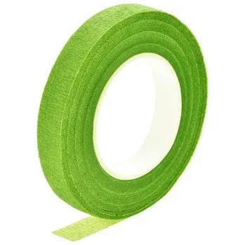 Lepicí páska Začišťovací ovinovací floristická páska světle zelená - 13 mm -