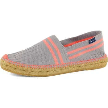 Dámské mokasíny Gaimo Espadrilles mokasíny s proužky Atria Gris - 38 | P619634