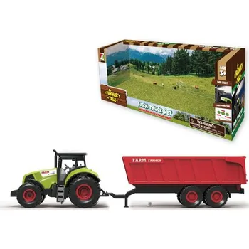 autíčko Traktor s vlečkou 36 cm, Wiky Vehicles, W005259