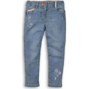 Kalhoty dívčí džínové s elastenem, Minoti, Secret 9, modrá - 80/86 | 12-18m