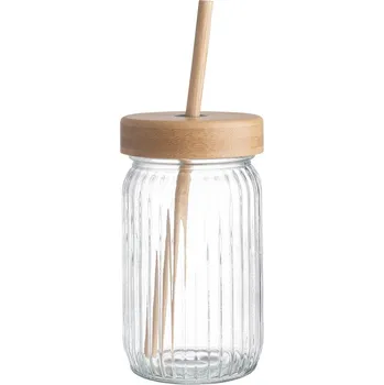 Sklenice Butlers GREEN TASTE Sklenice s bambusovým víčkem