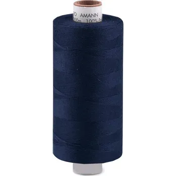 Nit Polyesterové nitě Aspo návin 1000 m Amann - 0825 modrá pařížská