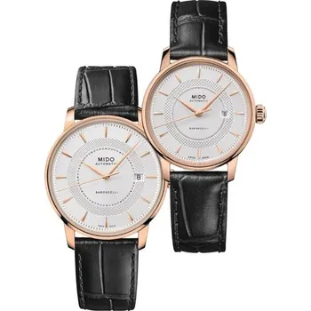 Hodinky SET Mido Baroncelli Signature M037.407.36.031.01 a M037.207.36.031.01 + 5 let záruka a dárek ZDARMA