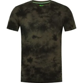 Rybářské oblečení Korda Triko Tie Dye Tee Dark Olive - XXXL