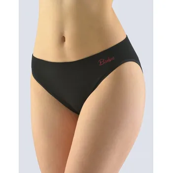 Kalhotky Dámské kalhotky klasické s úzkým bokem Natural Bamboo - černá kofola - L/XL