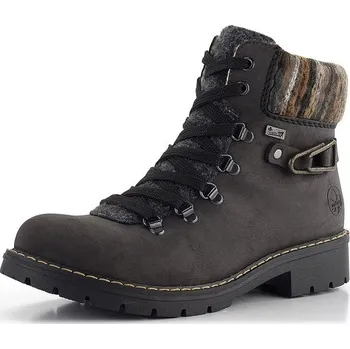 Dámské kozačky Rieker kotník s nápletem a membránou šedý Y9131-45 - 38 | P678022