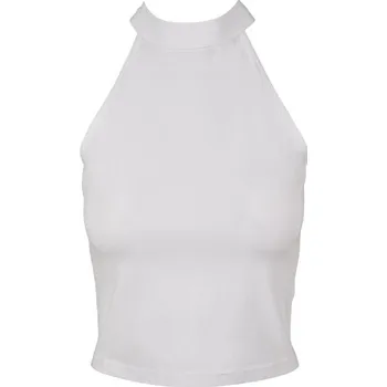 Build Your Brand Dámský top za krk - Bílá | 2XL