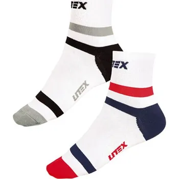 Dámská móda 99673 Sportovní ponožky - červená - 24-25