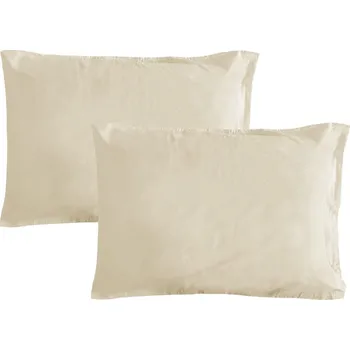 Povlečení Gipetex Natural Dream Povlak na polštář italské výroby 100% bavlna - 2 ks krémová - 2 ks 50x70 cm
