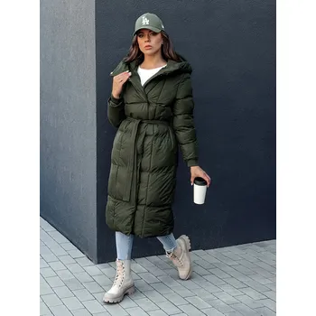 Dámský kabát DStreet Cloutique TY4370 zelený