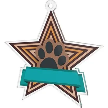 Poháry Bauer Akrylátová medaile MDAC0010M01 | Kynologie