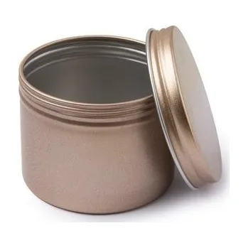 Láhev Hliníková nádoba na svíčku 65x50mm v barvě zlata