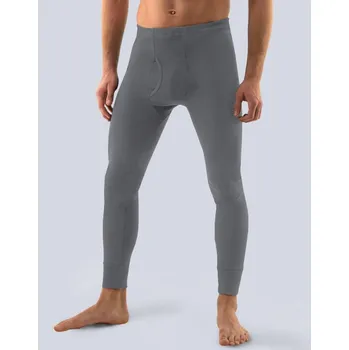 Dámské legíny Pánské spodky (legíny), dlouhé, šité, klasické, jednobarevné 76001P - kouřová - L