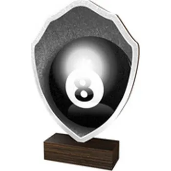 Poháry Bauer Dřevěná plaketa TFRW251 | Billiard