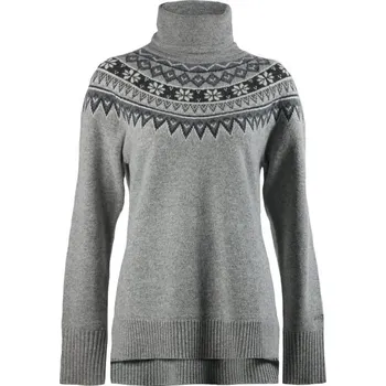 Dámský svetr Skhoop Dámský svetr Skhoop vlněný Scandinavian Roll Neck grey