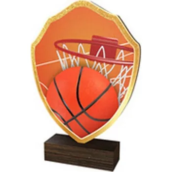 Poháry Bauer Dřevěná plaketa TFRW009 | Basketball