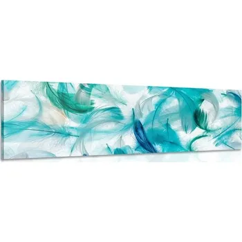 Obraz Dovido Obraz zelené pírka