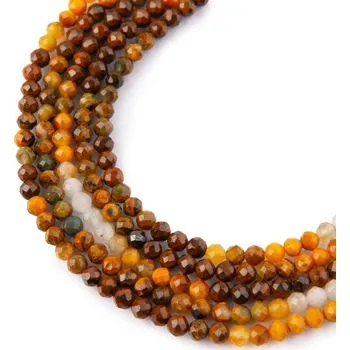 Dětské navlékací korálky Korálky z minerálu Pietersit gradient 3 mm broušené