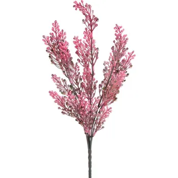umělá květina Umělý svazek kuličky populus růžová tmavší