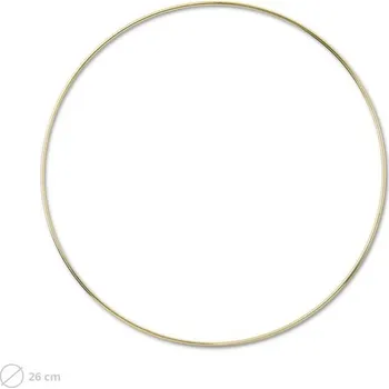 kreativní sada Kovový kruh na macramé 26cm