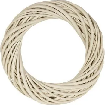 Věnec Věnec z běleného proutí 15 cm 08000/15B