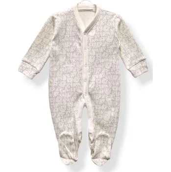 Kojenecký overall Lili Royal Baby Overal Teddies KRÉMOVÁ - 68