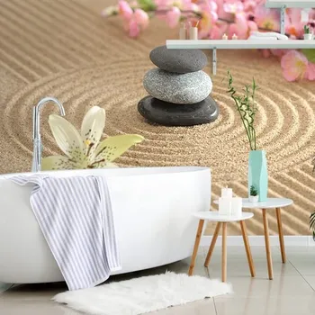 Tapeta Dovido Fototapeta Zen zahrada a kameny v písku