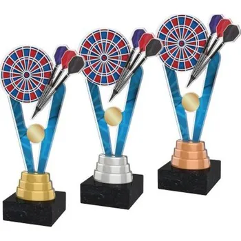 Poháry Bauer Akrylátová trofej ACUTM28 | Šipky