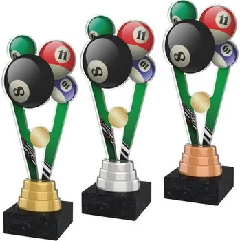 Poháry Bauer Akrylátová trofej ACUTM09 | Billiard