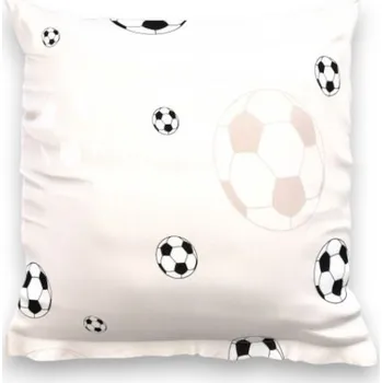 Bytový textil Povlak na polštář hladká bavlna FOTBAL - 50x70cm