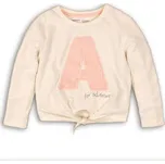 Top dívčí s uzlem, Minoti, TRIP 8, krémová - 98/104 | 3/4let