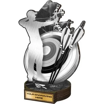 Poháry Bauer Dřevěná plaketa RWR240 | Lukostřelba