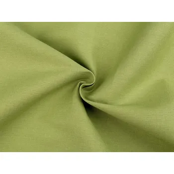 Lněná látka s viskózou METRÁŽ - 6 (13) zelená sv.