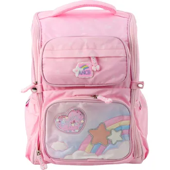Školní batoh LEAN Školní Batoh s Jednorožcem Růžový 20L s Hrudním Pásem