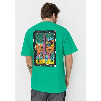 Pánské tričko Volcom Fa Bob Mollema 2 Lse (mint) XL, zelená